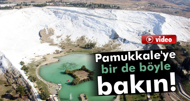 Pamukkale artık havadan da gezilebiliyor