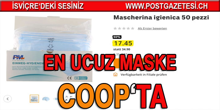 MASKE SAVAŞI’NA ALDİ,LİDL VE COOP’DA KATILDI