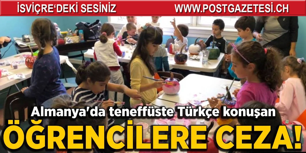 Okul bahçesinde Türkçe konuşan öğrenciye ceza