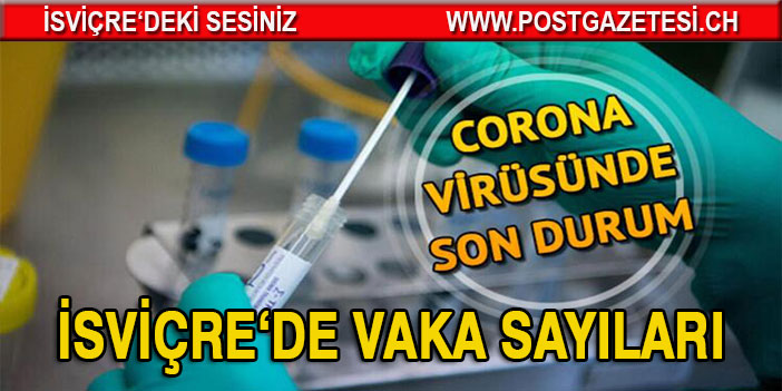 İSVİÇRE’DE CORONA VİRÜSÜ VAKASI SAYILARI  