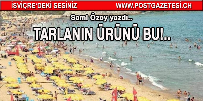 TARLANIN ÜRÜNÜ BU!..