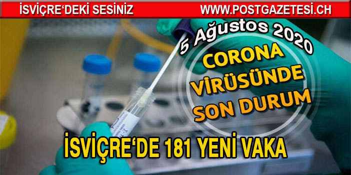 İSVİÇRE’DE CORONA SALGININDA SON 24 SAAT