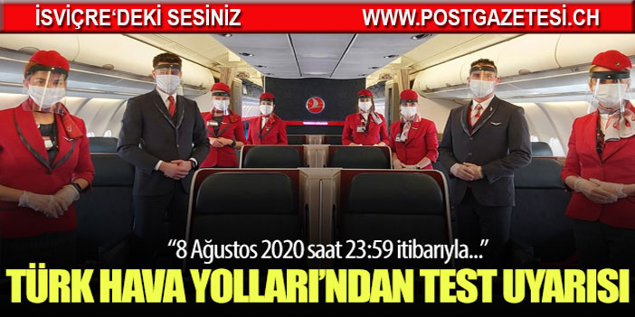 THY'den Almanya yolcularına PCR testi uyarısı