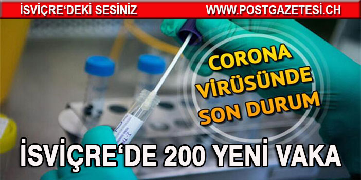 İSVİÇRE’DE CORONA VİRÜSÜ VAKASI SAYILARI  