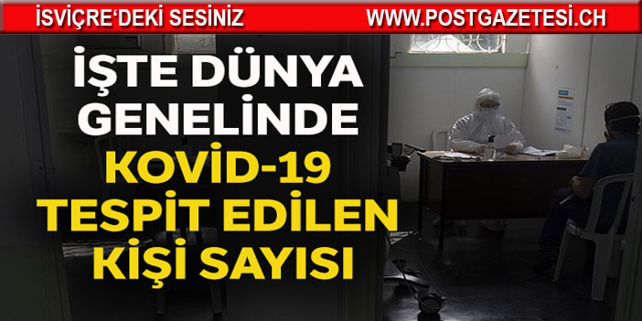 Kovid-19 tespit edilen kişi sayısı 21 milyon 827 bini geçti