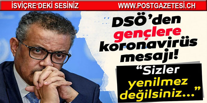 DSÖ’den gençlere corona virüs çağrısı