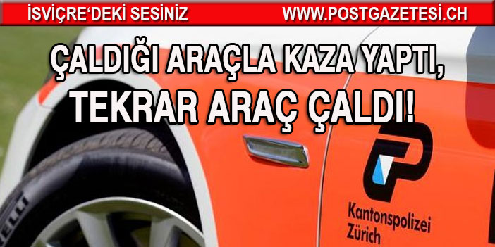 Çalıntı araçla kaza yaptı: 2 Yaralı