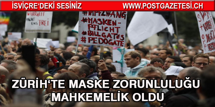 Maske takma zorunluluğu Mahkemelik