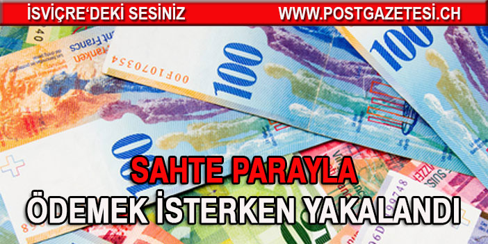 Sahte Banknot ile öderken yakayı ele verdi