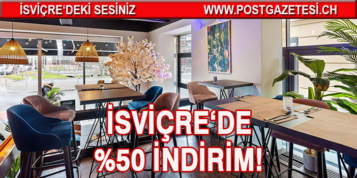 Lozan’da yarı fiyatına restoranlar faaliyete geçiyor