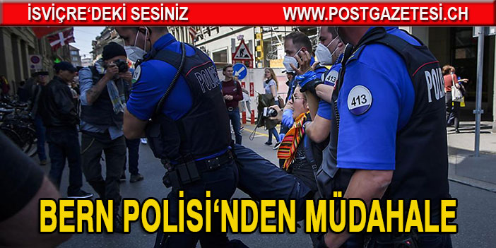 Bern'de Polis müdahalesi