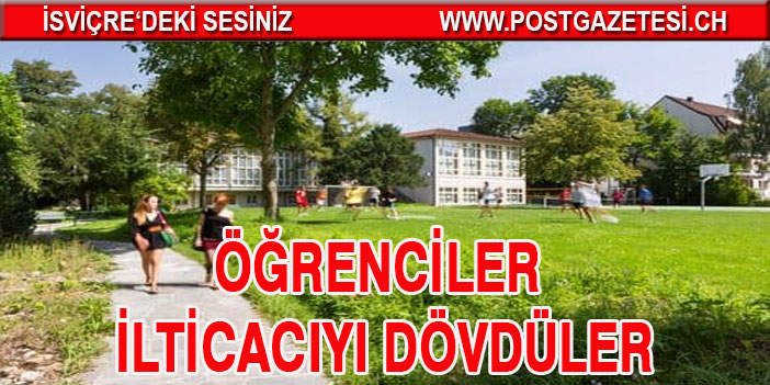 Kanton Okulu öğrencileri ilticacıyı dövdüler