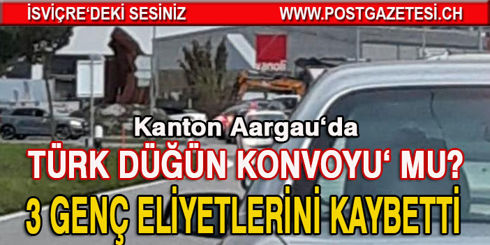 Düğün konvoyu Aargau’da trafiği alt üst etti