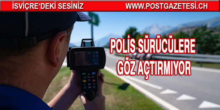 Polis sürücülere cezayı kesti