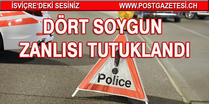 Dört soygun zanlısı tutuklandı