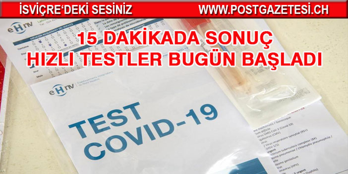 Hekimler Birliği corona hızlı testi konusunda uyardı