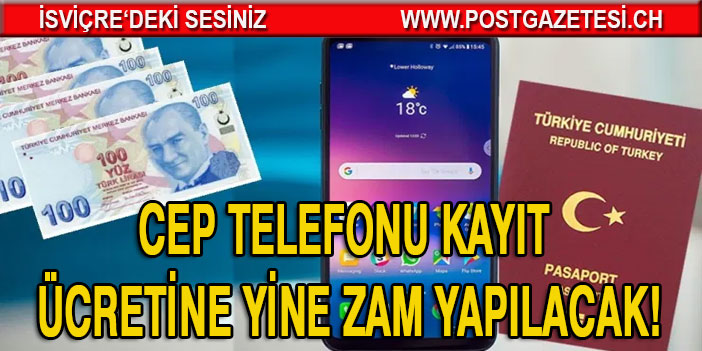 IMEI kayıt ücretine zam geldi