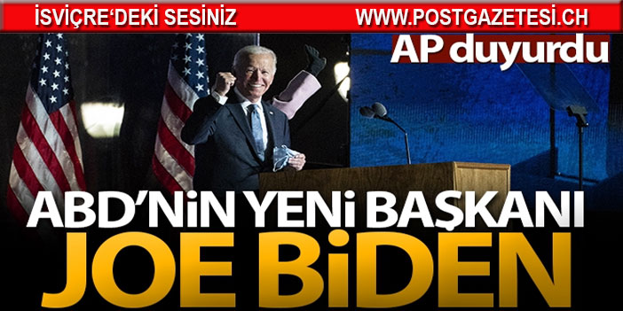 ABD'deki başkanlık seçimini Demokratların adayı Joe Biden kazandı