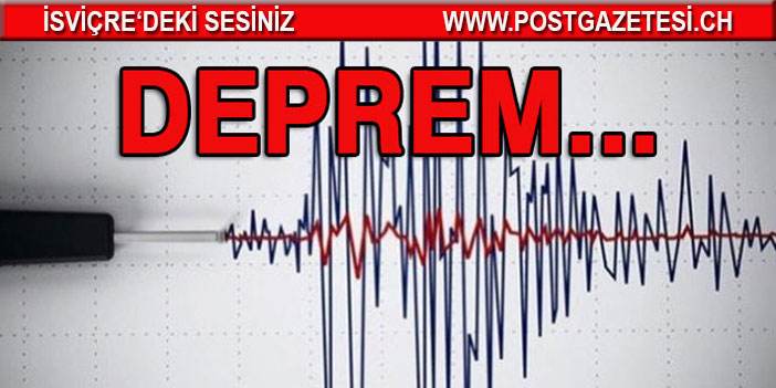 İsviçre'de 4.3 büyüklüğünde deprem