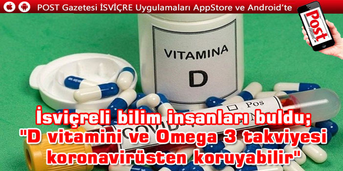 ''D vitamini ve Omega 3 takviyesi koronavirüsten koruyabilir''