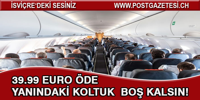 SunExpress'ten "orta koltuk boş" uygulaması