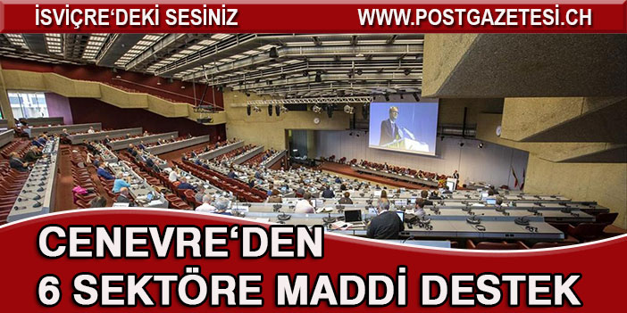 Cenevre'den 6 sektöre maddi destek