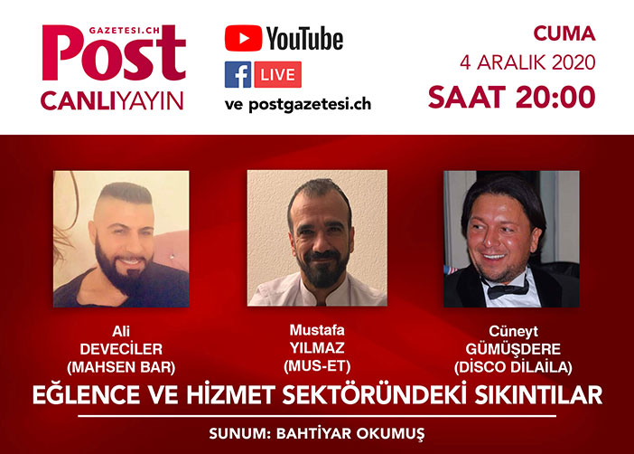 EĞLENCE VE HİZMET SEKTÖRÜ TEMSİLCİLERİ CANLI YAYIN'DA