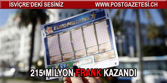 215 Milyon franklık ikramiye sahibini buldu