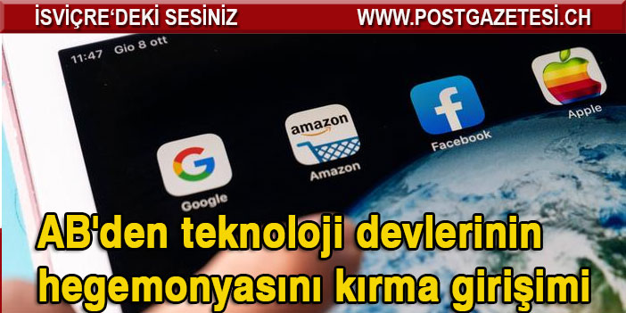 AB, Facebook, Google ve Co.'nun gücünü büyük ölçüde kısıtlamak istiyor