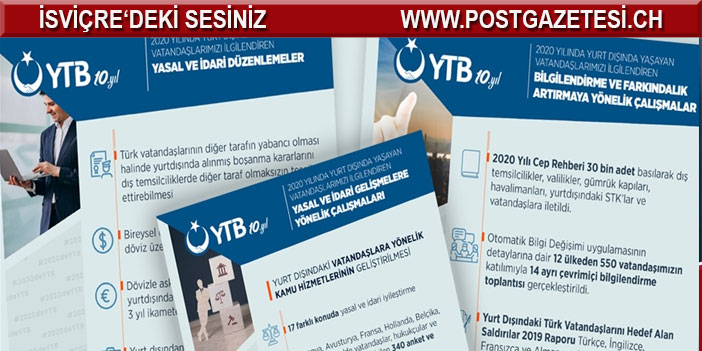 YTB'den yurt dışındaki vatandaşlara yönelik yasal ve idari iyileştirme içeren düzenlemeler