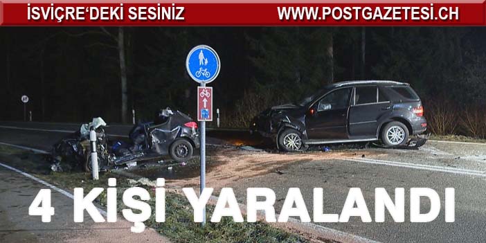 KANTON AARGAU'DA AĞIR TRAFİK KAZASI