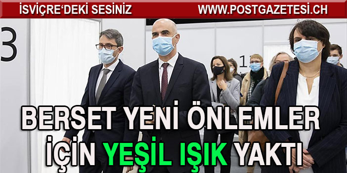 Berset yeni önlemler için yeşil yaktı