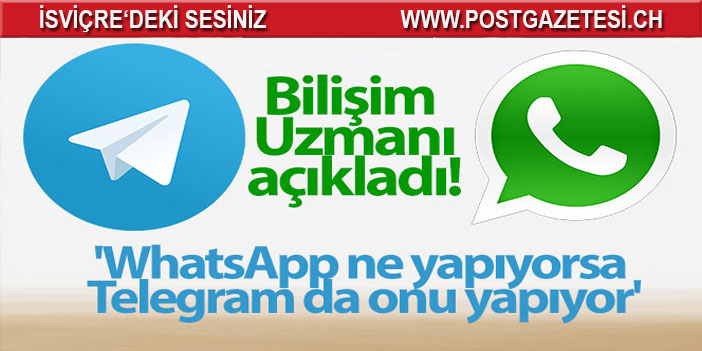 Bilişim Uzmanı Prof. Dr. Alkan: 'WhatsApp ne yapıyorsa Telegram da onu yapıyor'