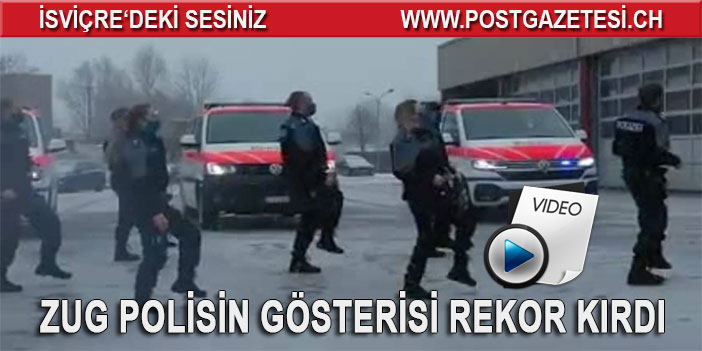 Zug polisin gösterisi rekor kırdı