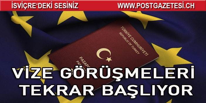 Türkiye ile AB arasında vize görüşmeleri başlıyor