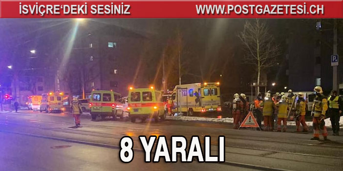 SCHLİEREN'DE YANGIN’DA  8 KİŞİ YARALANDI