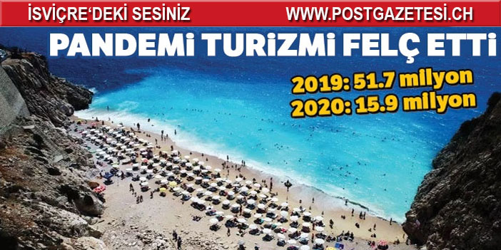 Türkiye 2020'de yaklaşık 16 milyon ziyaretçi ağırladı