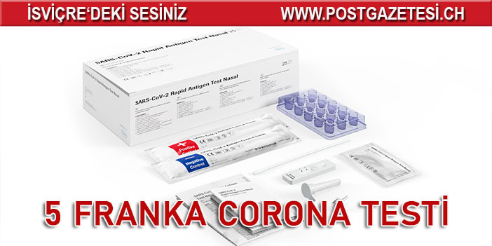 ROCHE’DEN 5 FRANKA CORONA TEST KİTİ