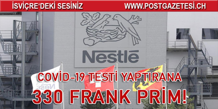 COVİD-19 TESTİ YAPTIRANA 330 FRANK PRİM!