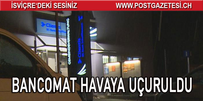 BU KAÇINCI? YİNE BİR BANCOMAT HAVAYA UÇURULDU