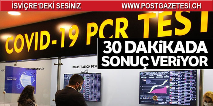 30 dakikada sonuç veren Antijen Testi, Esenboğa Havalimanında yapılabiliyor