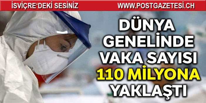 Dünya genelinde korona vaka sayısı 110 milyona yaklaştı