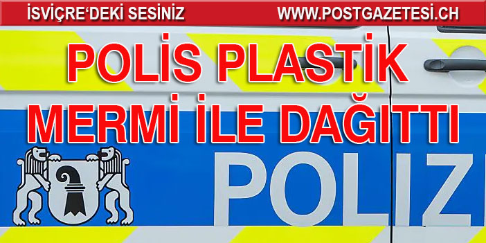 Terör örgütü yandaşları İsviçre'de polis tarafından dağıtıldı