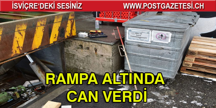 RAMPA ALTINDA KALARAK CAN VERDİ