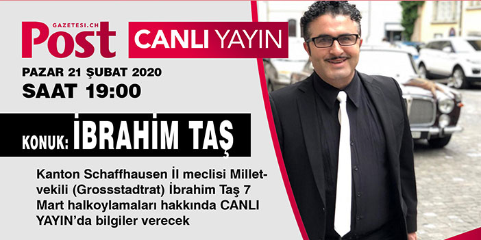 CANLI YAYIN KONUĞUMUZ İBRAHİM TAŞ