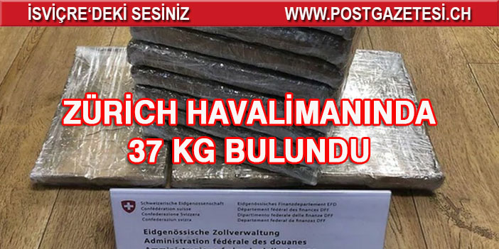 37 KG UYUŞTURUCU ELE GEÇİRİLDİ