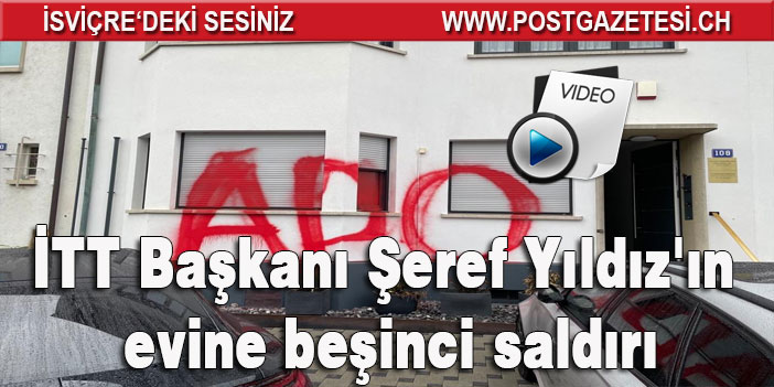 İTT Başkanı Şeref Yıldız' evine beşinci saldırı