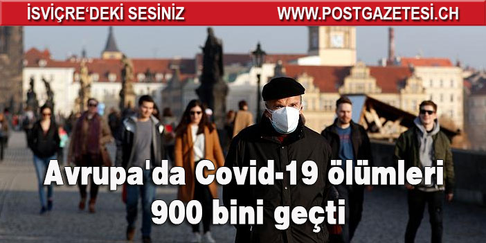 Avrupa'da Covid-19 ölümleri 900 bini geçti