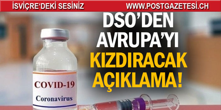 DSÖ: Avrupa’da aşılama kabul edilemez şekilde yavaş