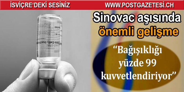 Sinovac aşısının bağışıklığı yüzde 99 kuvvetlendirdiği kanıtlandı